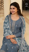 Shohini By Vinay Kuleesh Dola Silk Embroidery Designer Salwar Suits Wholesale Price In Surat
